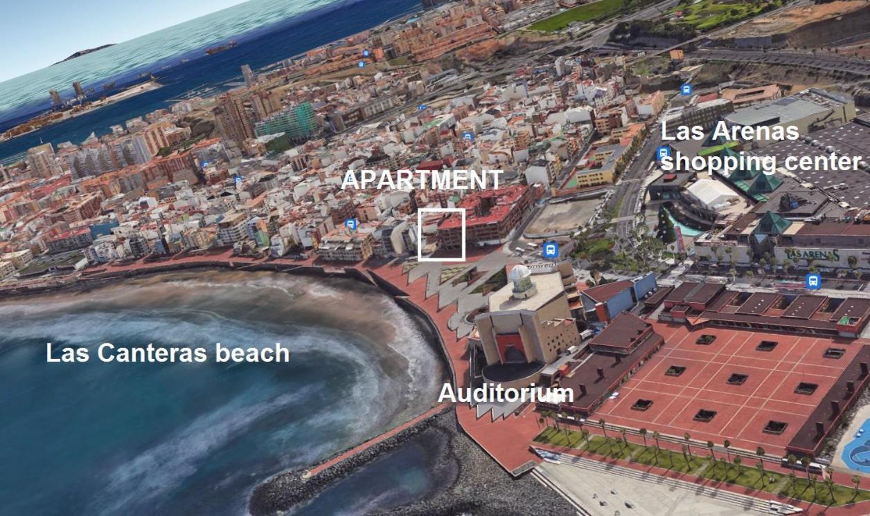 Luxury Holiday Home In Canteras Beachfront Las Palmas de Gran Canárias Exterior foto